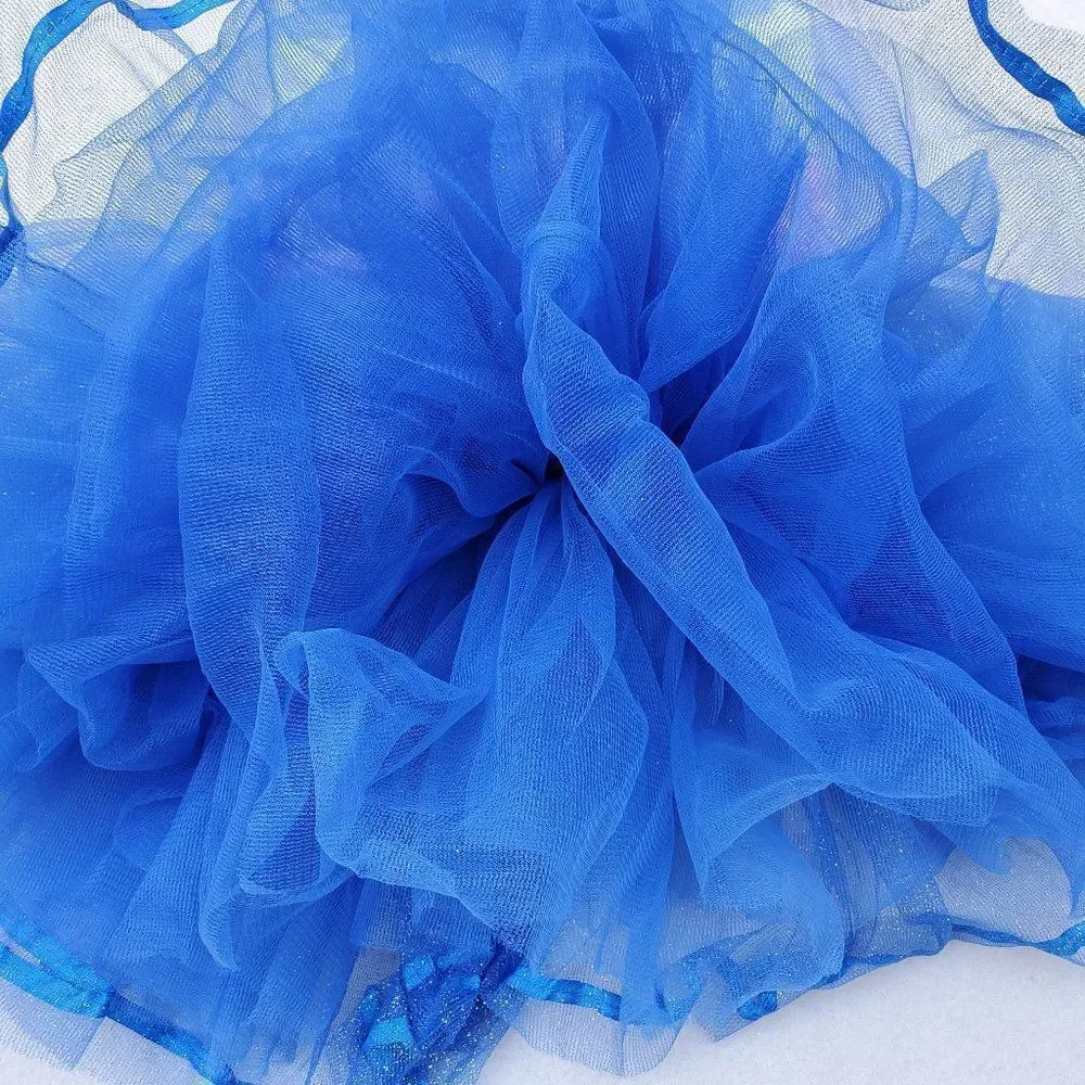 Tutu Skirt Royal Blue Shimmer Size M/L